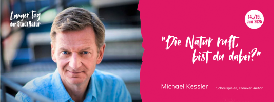 Comedian Michael Kessler blickt in die Kamera 